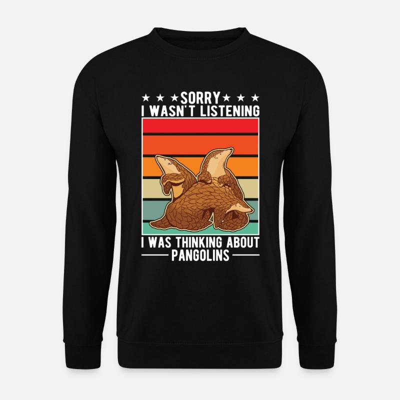 Pangolin Cadeau Pangolin - Sweat-shirt Unisexe - noir