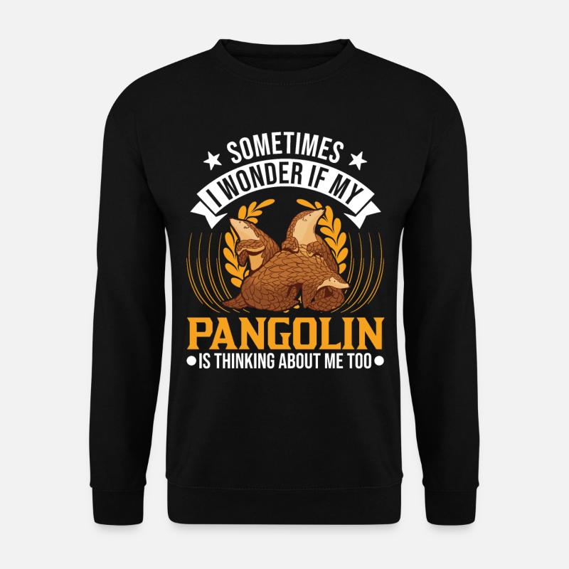 Pangolin Cadeau Pangolin - Sweat-shirt Unisexe - noir