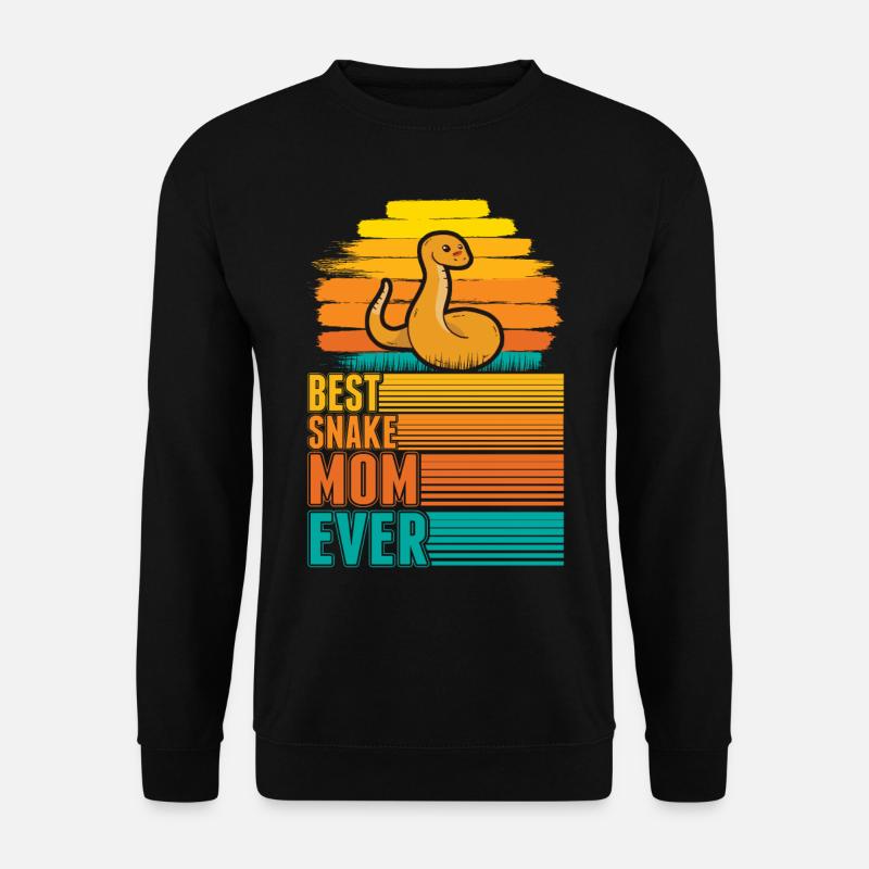 Best Snake Mom - Unisex Sweatshirt - black