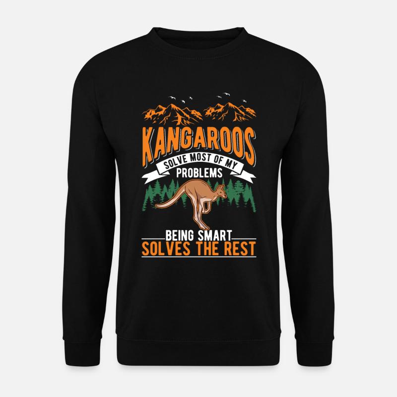 Kangaroo Australia Kangaroo - Unisex Sweatshirt - black