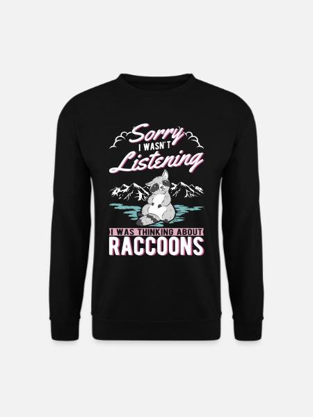 Raton laveur cadeau raton laveur - Sweat-shirt Unisexe - noir