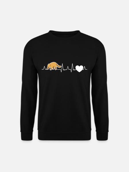 Ostronosy Heartbeat Ostronosy - Bluza unisex - czarny