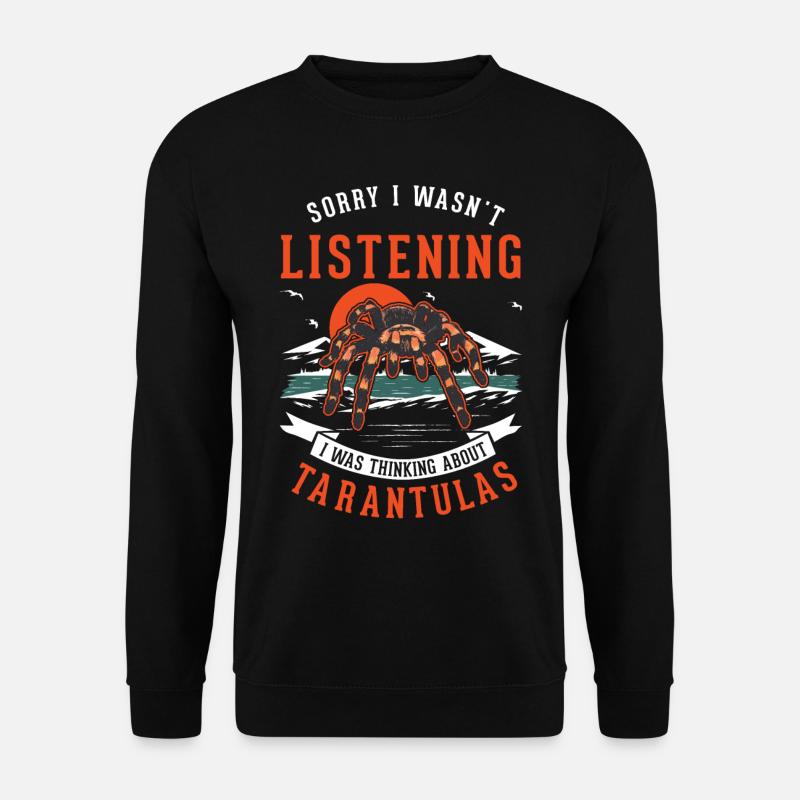 Tarentule cadeau araignée tarentule - Sweat-shirt Unisexe - noir