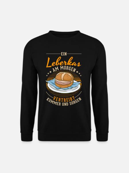 Leberkas Leberkäse Fleischkäse - Unisex Pullover - Schwarz