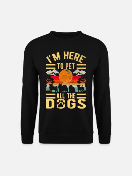 Hunderettung Straßenhund - Unisex Pullover - Schwarz