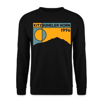 Kitzbüheler Horn Hike Kitzbühel Hiking Tyrol - Unisex Sweatshirt - black - Front - Alina (178cm) & Michal (187cm)