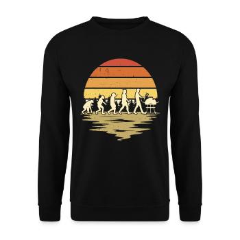 Grill Evolution Bratwurst Grillen - Unisex Pullover - Schwarz - Vorne - Alina (178cm) & Michal (187cm)