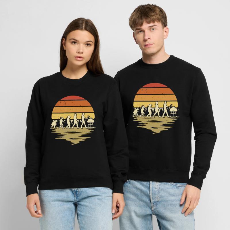 Grill Evolution Bratwurst Grillen Unisex Sweatshirt