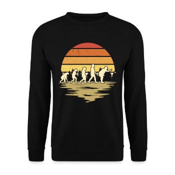 Boccia Evolution Boule Pétanque - Sweat-shirt Unisexe - noir - Devant - Alina (178cm) & Michal (187cm)