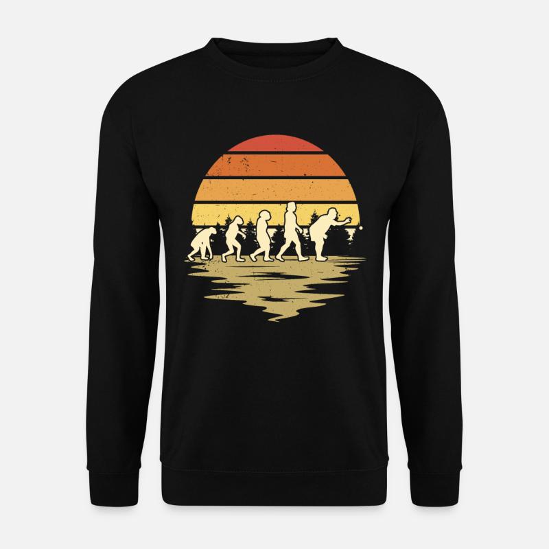 Boccia Evolution Boule Petanque - Unisex Pullover - Schwarz