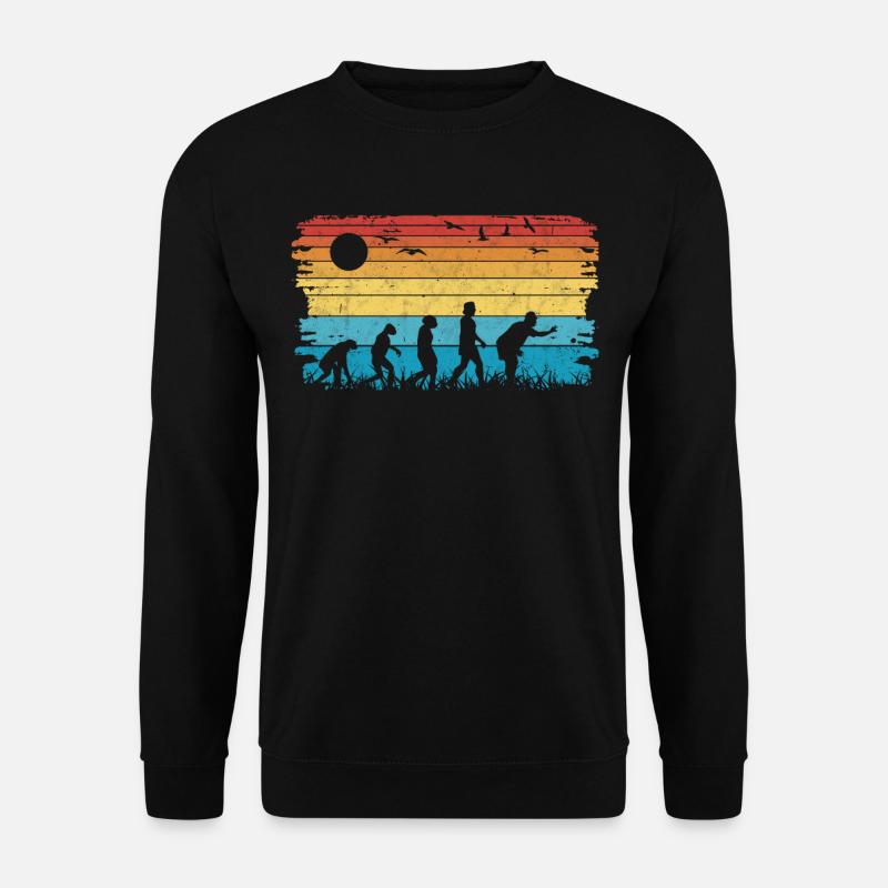 Boccia Evolution Boule Petanque - Unisex Pullover - Schwarz