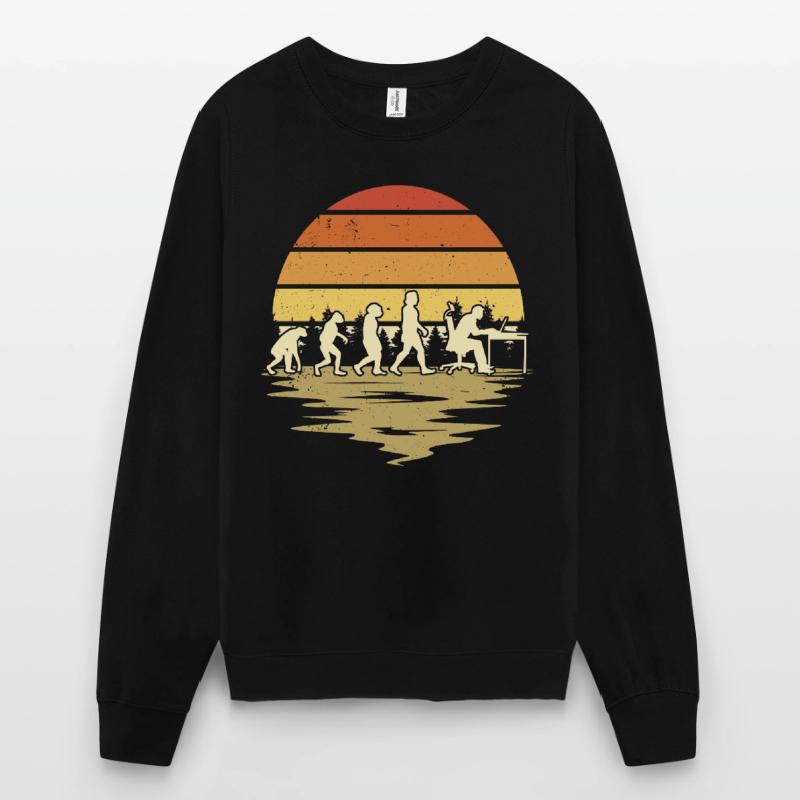 Computer Scientist Evolution Programmer Nerd Unisex Sweatshirt