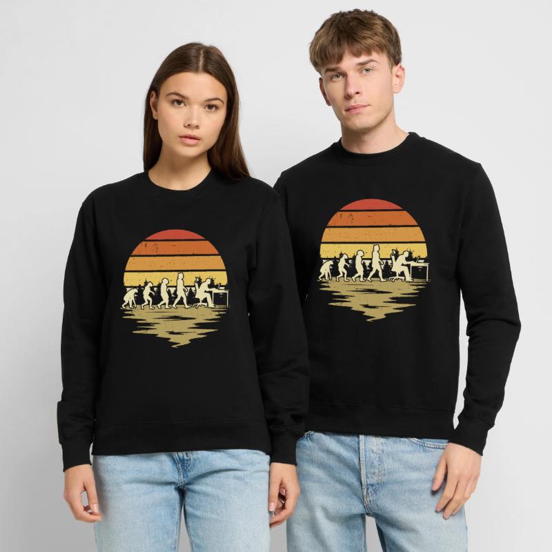 Informatiker Evolution Programmierer Nerd Unisex Pullover