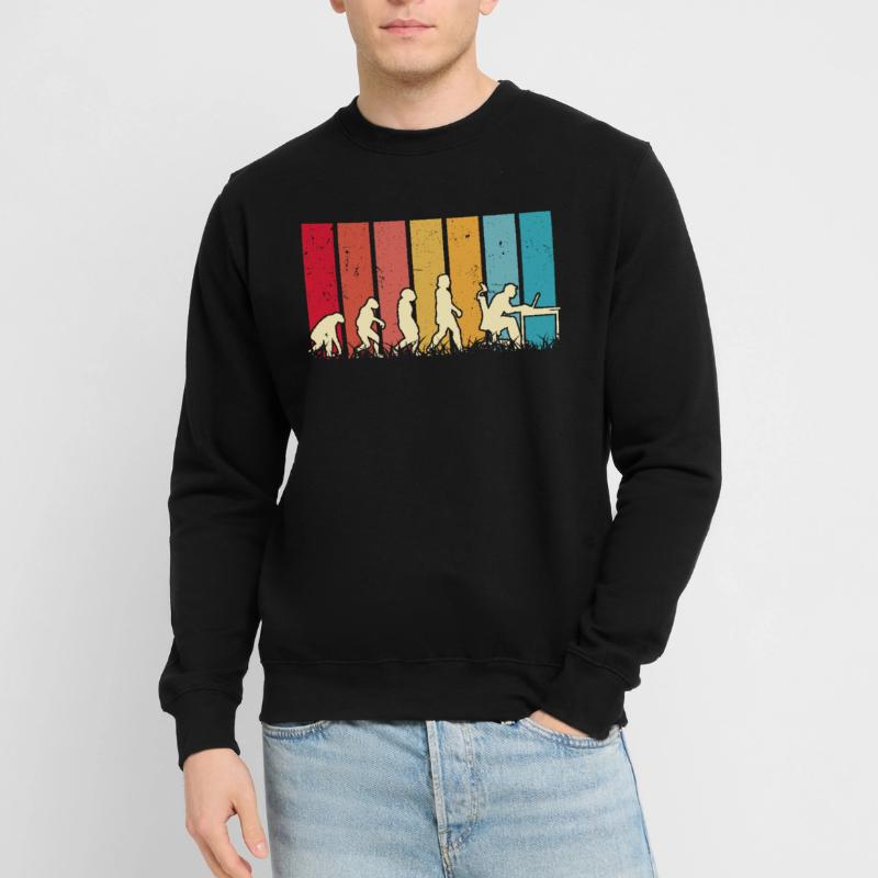 Informatiker Evolution Programmierer Nerd Unisex Pullover
