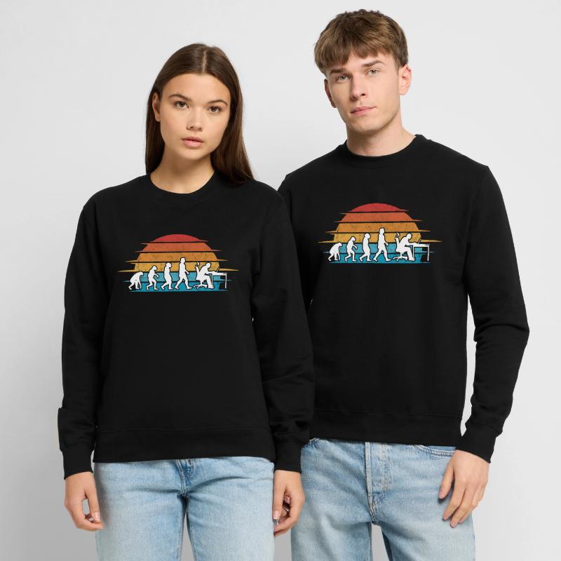 Informatiker Evolution Programmierer Nerd Unisex Pullover