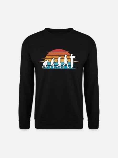 Flûte Evolution Flûte Flûtiste - Sweat-shirt Unisexe - noir