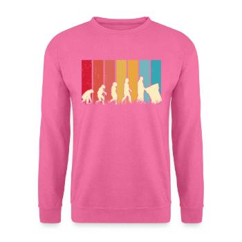 Garbage Man Evolution Camion à ordures - Sweat-shirt Unisexe - rose - Devant