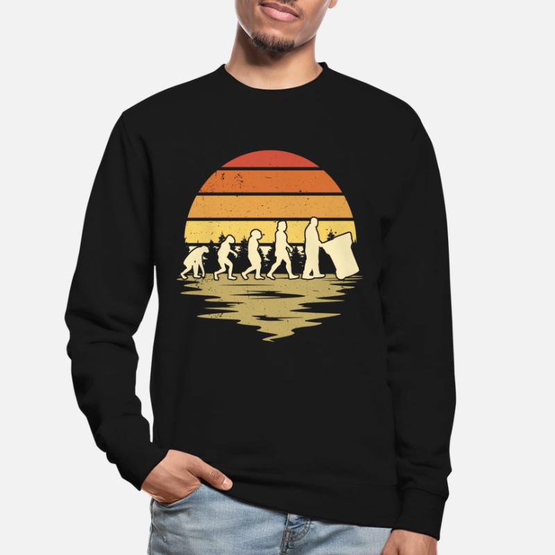 Garbage Man Evolution Garbage Truck Unisex Sweatshirt
