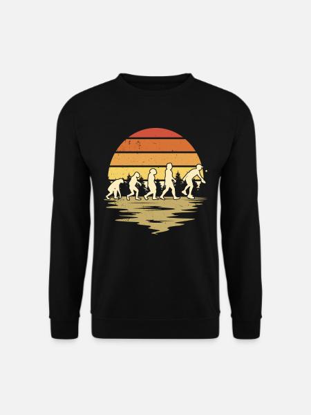 Joueur de pickleball Evolution - Sweat-shirt Unisexe - noir