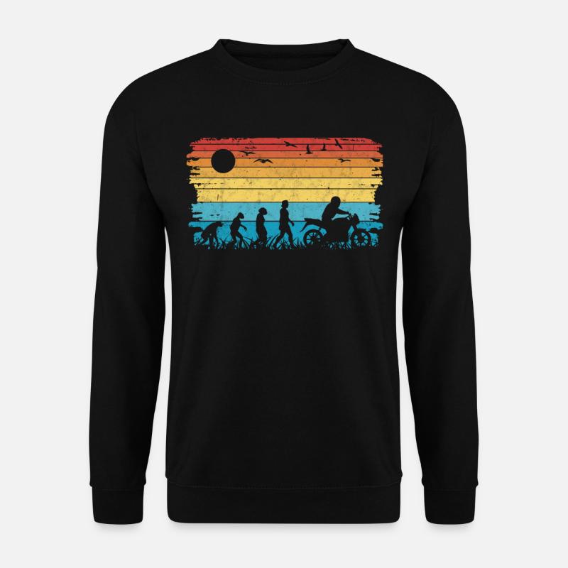 Moto Evolution Moto Motard - Sweat-shirt Unisexe - noir
