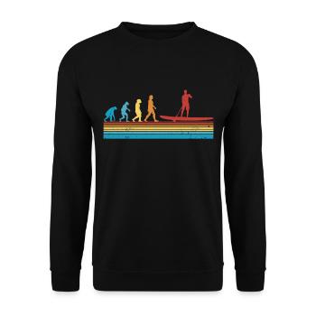 Stand Up Paddle Evolution SUP Board Paddling - Unisex Pullover - Schwarz - Vorne - Alina (178cm) & Michal (187cm)