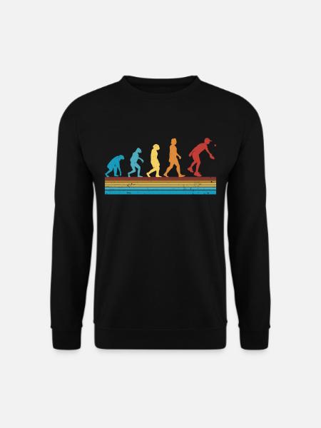 Pickleball Evolution Pickleballspieler - Unisex Pullover - Schwarz