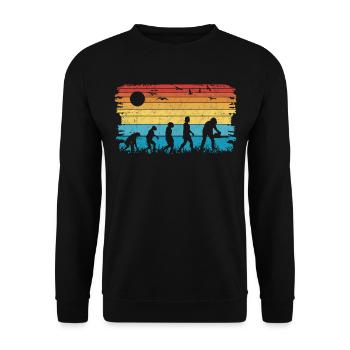 Tree Cutter Evolution Axe Forester Forester - Unisex Sweatshirt - black - Front - Alina (178cm) & Michal (187cm)