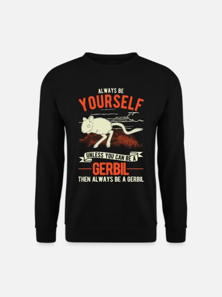 Gerbille Cadeau Gerbille Gerbille - Sweat-shirt Unisexe - noir