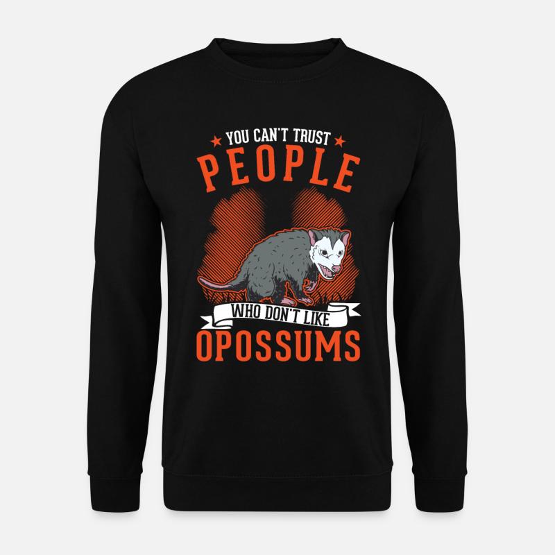 Opossum Gift Possum Marsupial - Unisex Sweatshirt - black