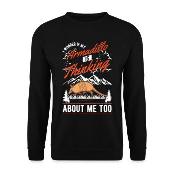Tatou cadeau tatou - Sweat-shirt Unisexe - noir - Devant - Alina (178cm) & Michal (187cm)