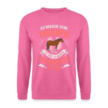 Thérapie par le cheval Freiberg - Sweat-shirt Unisexe - rose - Devant