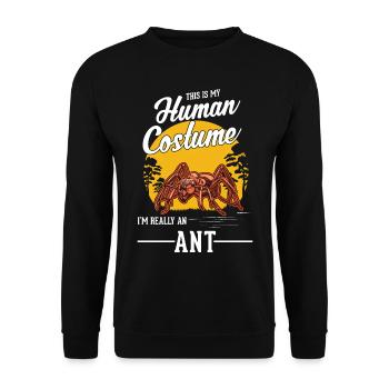 Ants, Ant Farm, Anthill, Fire Ants - Unisex Sweatshirt - black - Front - Alina (178cm) & Michal (187cm)
