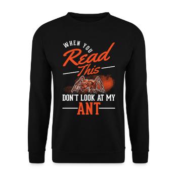 Fourmis cadeau fourmilière fourmi de feu - Sweat-shirt Unisexe - noir - Devant - Alina (178cm) & Michal (187cm)