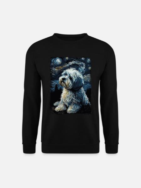 Havaneser Starry Night - Unisex Pullover - Schwarz
