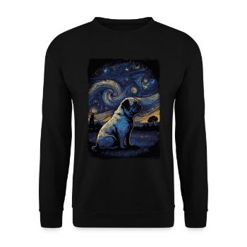 Carlin Nuit étoilée - Sweat-shirt Unisexe - noir - Devant - Alina (178cm) & Michal (187cm)