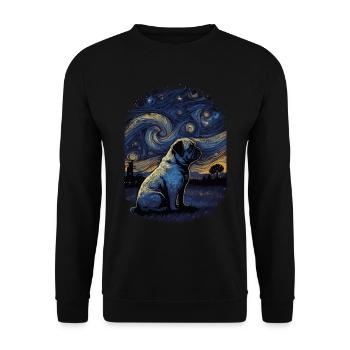 Carlin Nuit étoilée - Sweat-shirt Unisexe - noir - Devant - Alina (178cm) & Michal (187cm)
