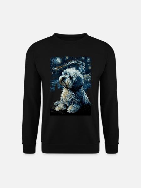 Havanese Starry Night - Unisex Sweatshirt - black