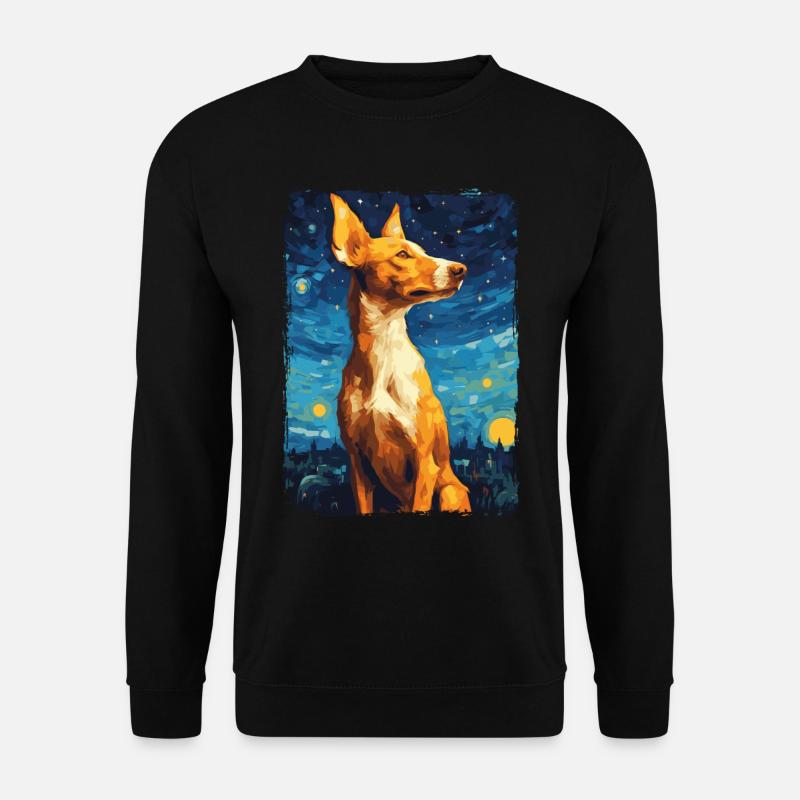 Podenco Starry Night - Unisex Sweatshirt - black
