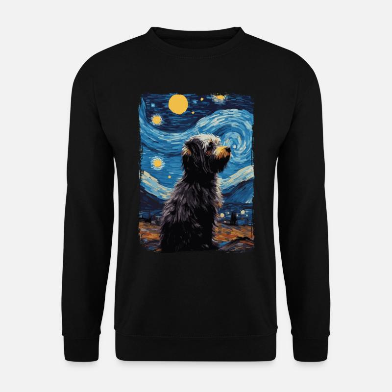 Havanese Starry Night - Unisex Sweatshirt - black