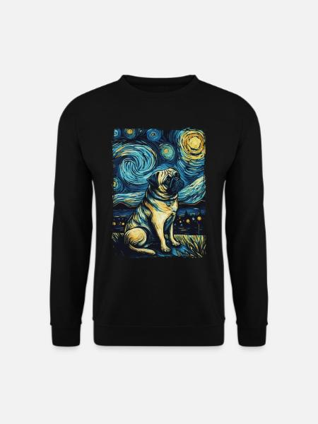 Carlin Nuit étoilée - Sweat-shirt Unisexe - noir