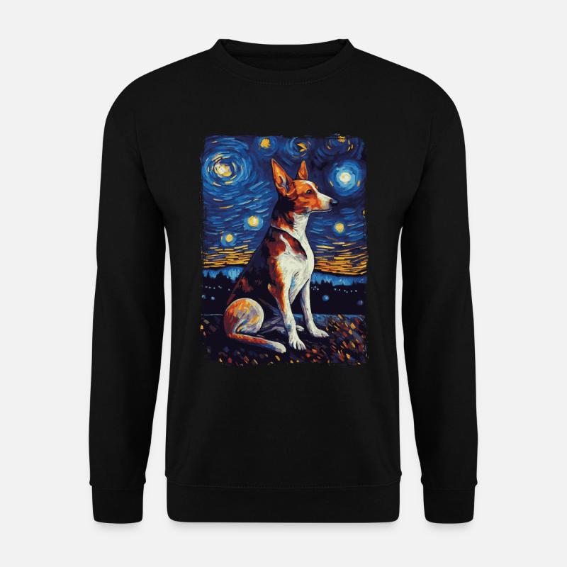 Podenco Starry Night - Unisex Sweatshirt - black