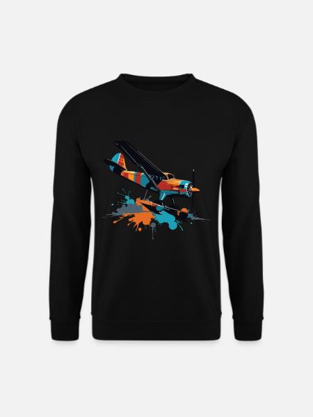 Maquette d’avion Pilote d’avion Hobby Airplane - Sweat-shirt Unisexe - noir