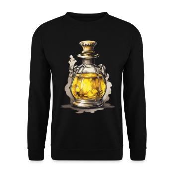Zaubertrank Ästhetisches Gaming und Ikonische - Unisex Pullover - Schwarz - Vorne - Alina (178cm) & Michal (187cm)