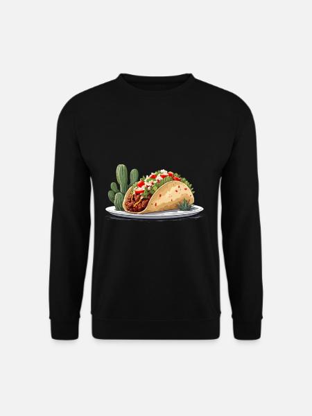 Cinco De Mayo Taco Liebhaber Aesthetic Streetwear - Unisex Pullover - Schwarz
