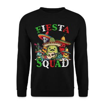 Drôle de Fiesta Dire Cinco De Mayo Dia De - Sweat-shirt Unisexe - noir - Devant - Alina (178cm) & Michal (187cm)