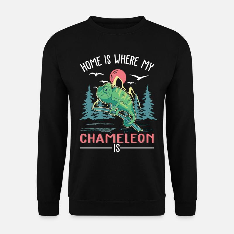 Chameleon Home Chameleon - Sweat-shirt Unisexe - noir