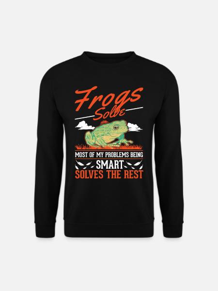 Frog Gift Tree Frog - Unisex Sweatshirt - black