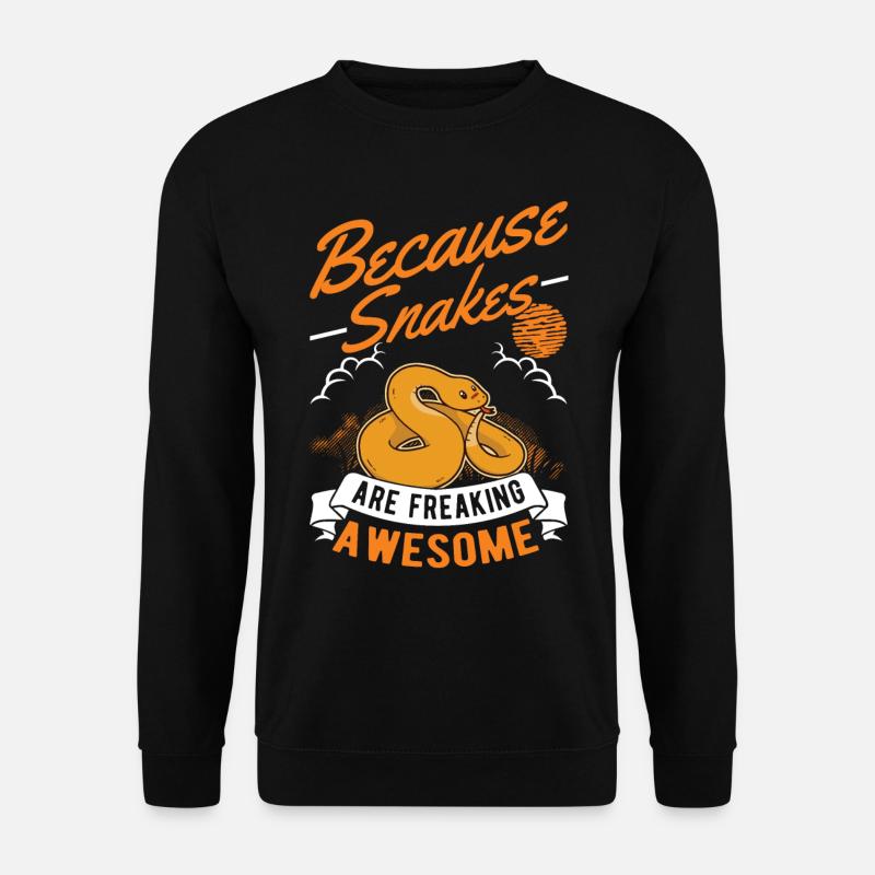Snake Owner Snake Lover - Unisex Sweatshirt - black