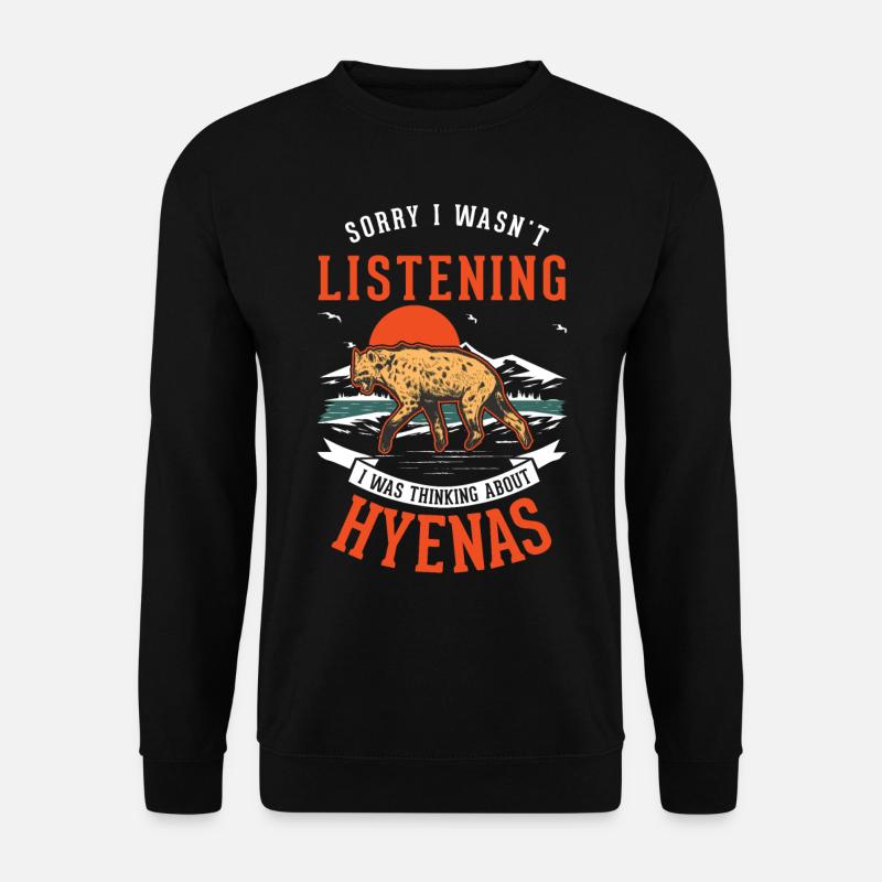 Hyena Gift Aardwolf Hyena - Unisex Sweatshirt - black