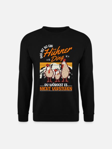 This is such a chicken thing chicken farmer chicken - Unisex Sweatshirt - black